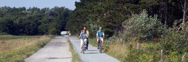 Radtour durch Dünen und Wald Radtour durch Dünen und Wald